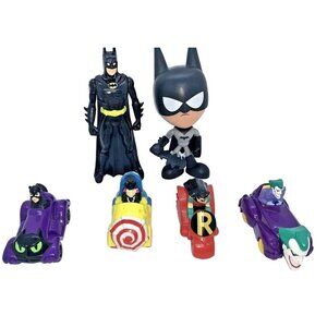 DC Comics Batman Toys McD's Happy Meals & Figurines Vintage 1990s Y2K
